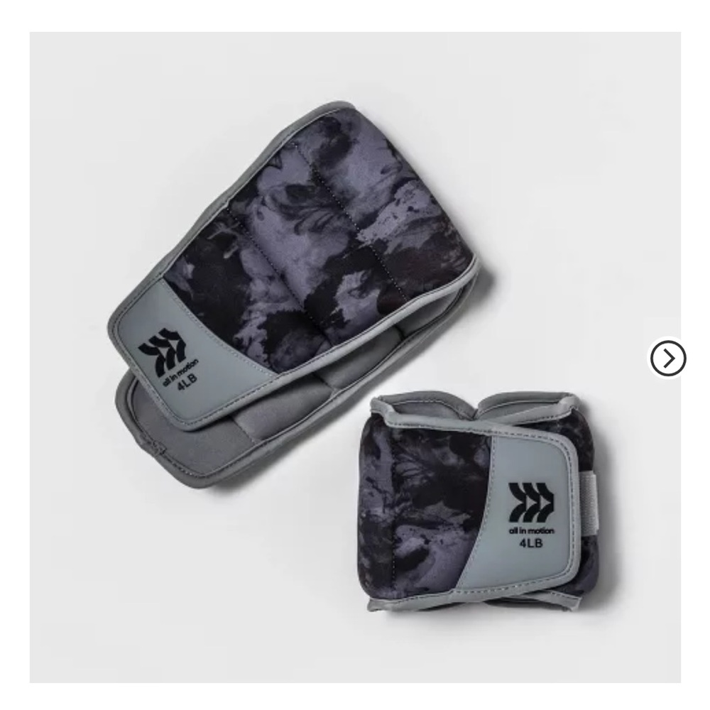 Ankle Weights Anti-microbial 4lbs 2pc - All In Motion™